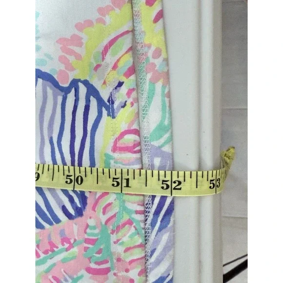 Lilly Pulitzer SLOANE MAXI DRESS Roar Of The Seas Womens XS Multi Floral Coral